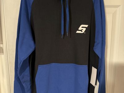 Snap-on Tools Men's Black & Blue Eagle Freedom Pullover Hoodie Size Medium NWT