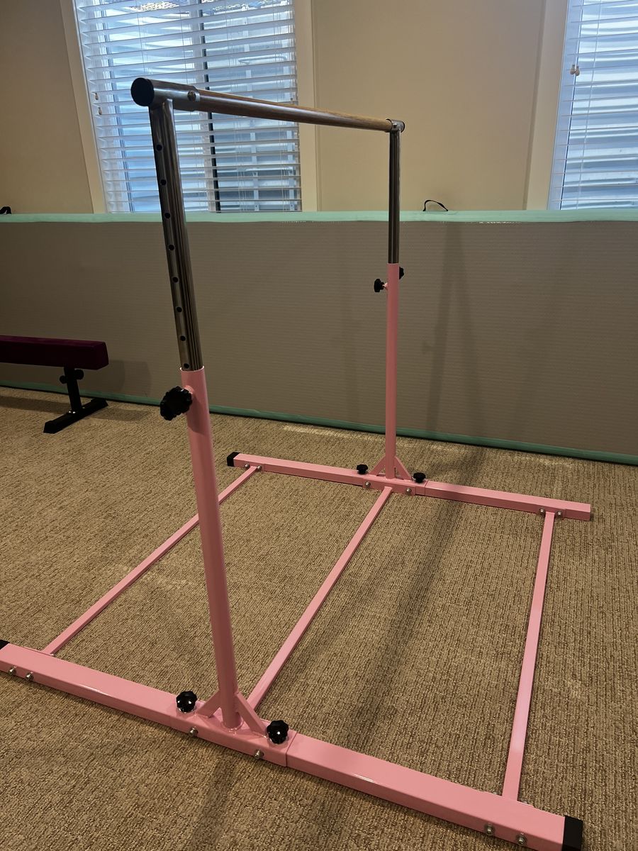 Gymnastics Training Bar - Adjustable Height (3’–5’)
