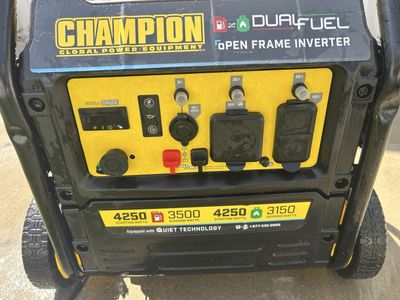 4250 Watt Dual Fuel Inverter Generator