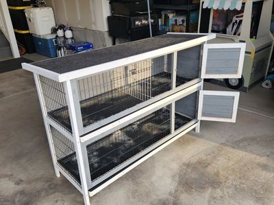 2 Tier Small Animal Indoor/Outdoor Enclosure