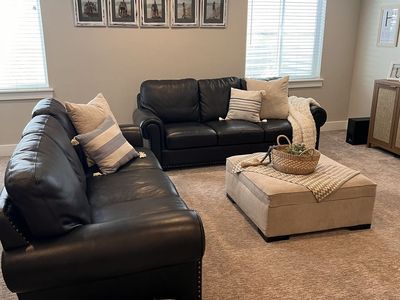 Like New Leather Sofa