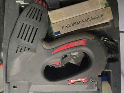 Arrow BT2025HD Electric Brad Nailer/Stapler Kit with 1" Brad Nails, o.b.o.