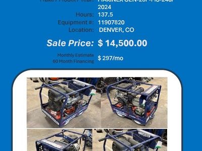 Generator 23kw 2024 137hrs Denver CO