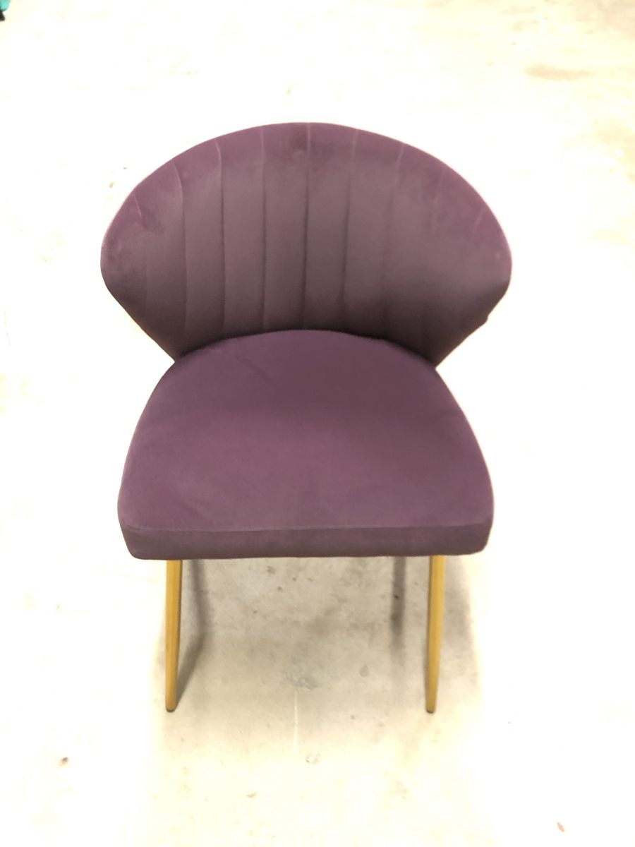 Purple Velvet Accent Chairs