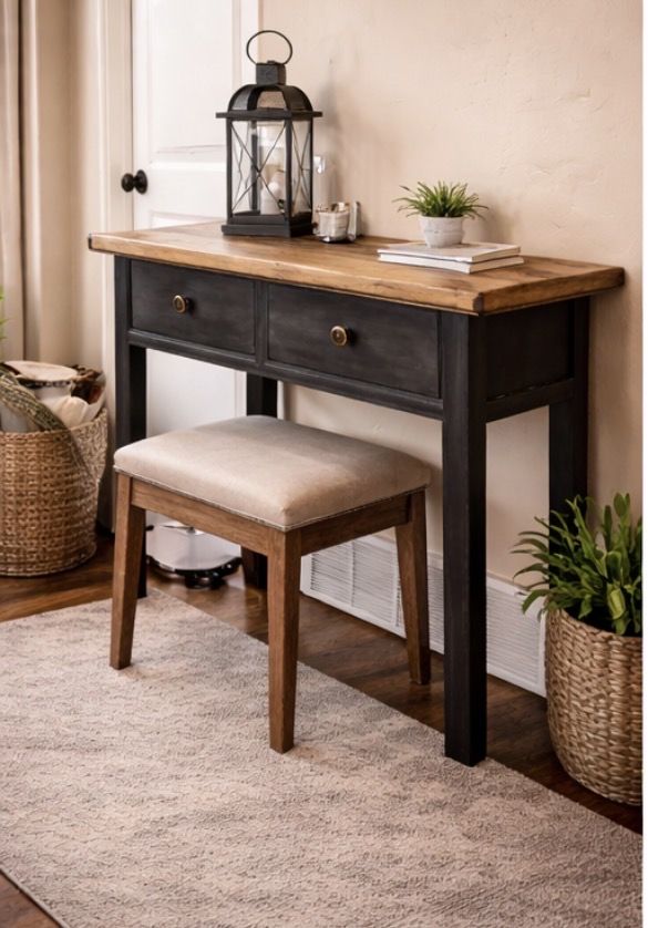 Solid Wood Entry Table