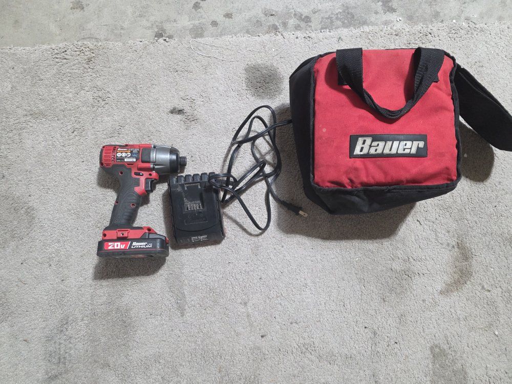Bauer 1/4 impact driver 20v