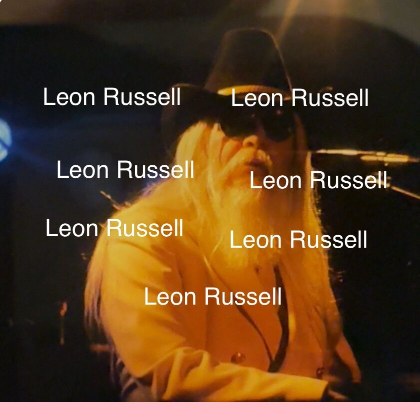 Leon Russell Concert 35mm Slides