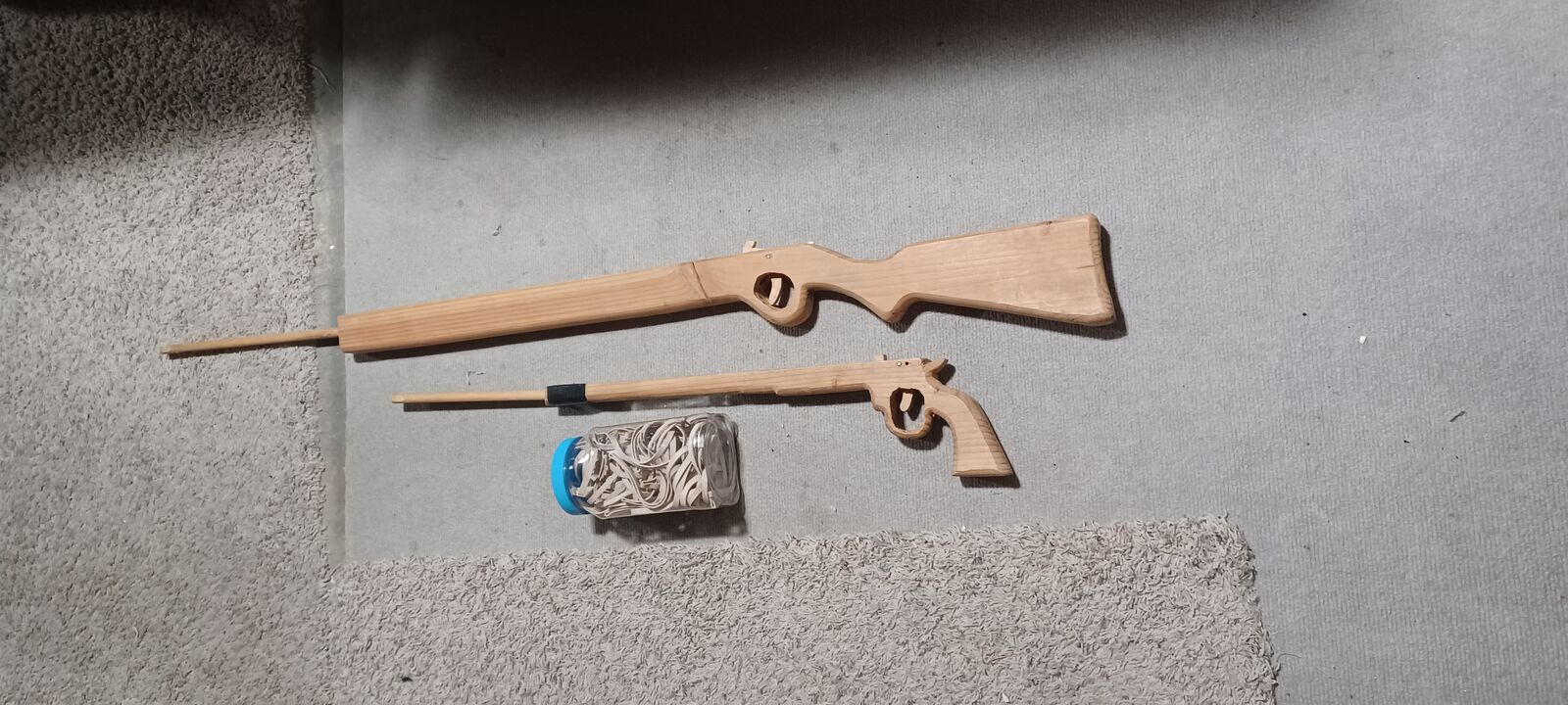 Rubber band guns