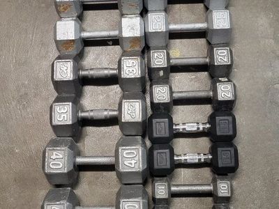 dumbbells 350 pounds