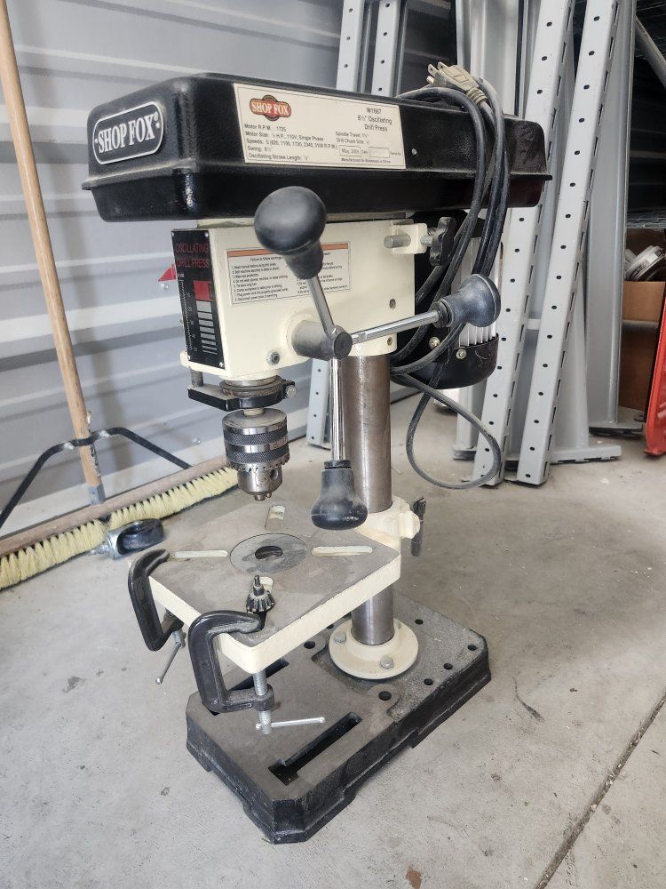 Shop Fox W1667 8-1/2" Oscillating Drill Press 1/2HP 110V Benchtop Tool