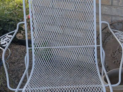 vintage metal chair excellent condition