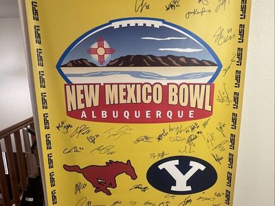 BYU Football Signed Banner