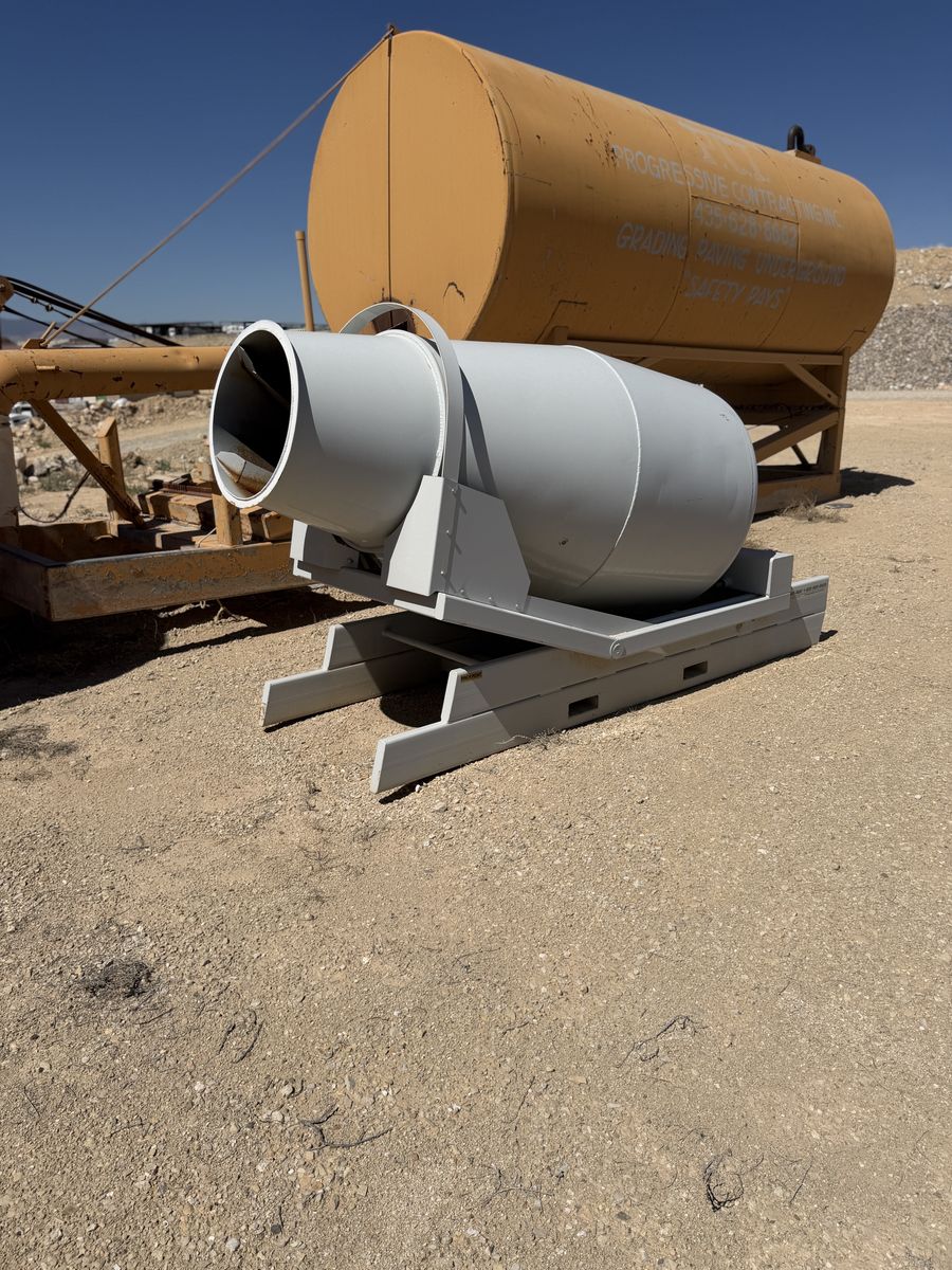 Stow Concrete Mixer, 3 Cubic Yards, Portable Gas Engine Powered