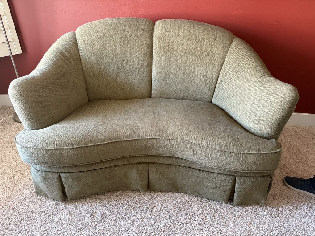 LoveSeat w/ Double Chairs And Ottoman