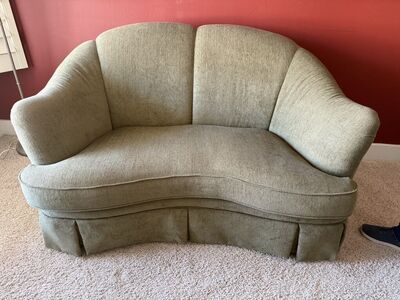 LoveSeat w/ Double Chairs And Ottoman