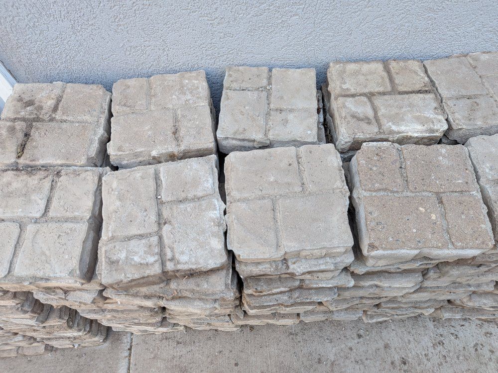 Landscape Pavers - Stacks of Stepping Stones