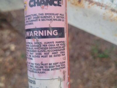 Hubbell 8' gripall hot stik clamp stick c4030293