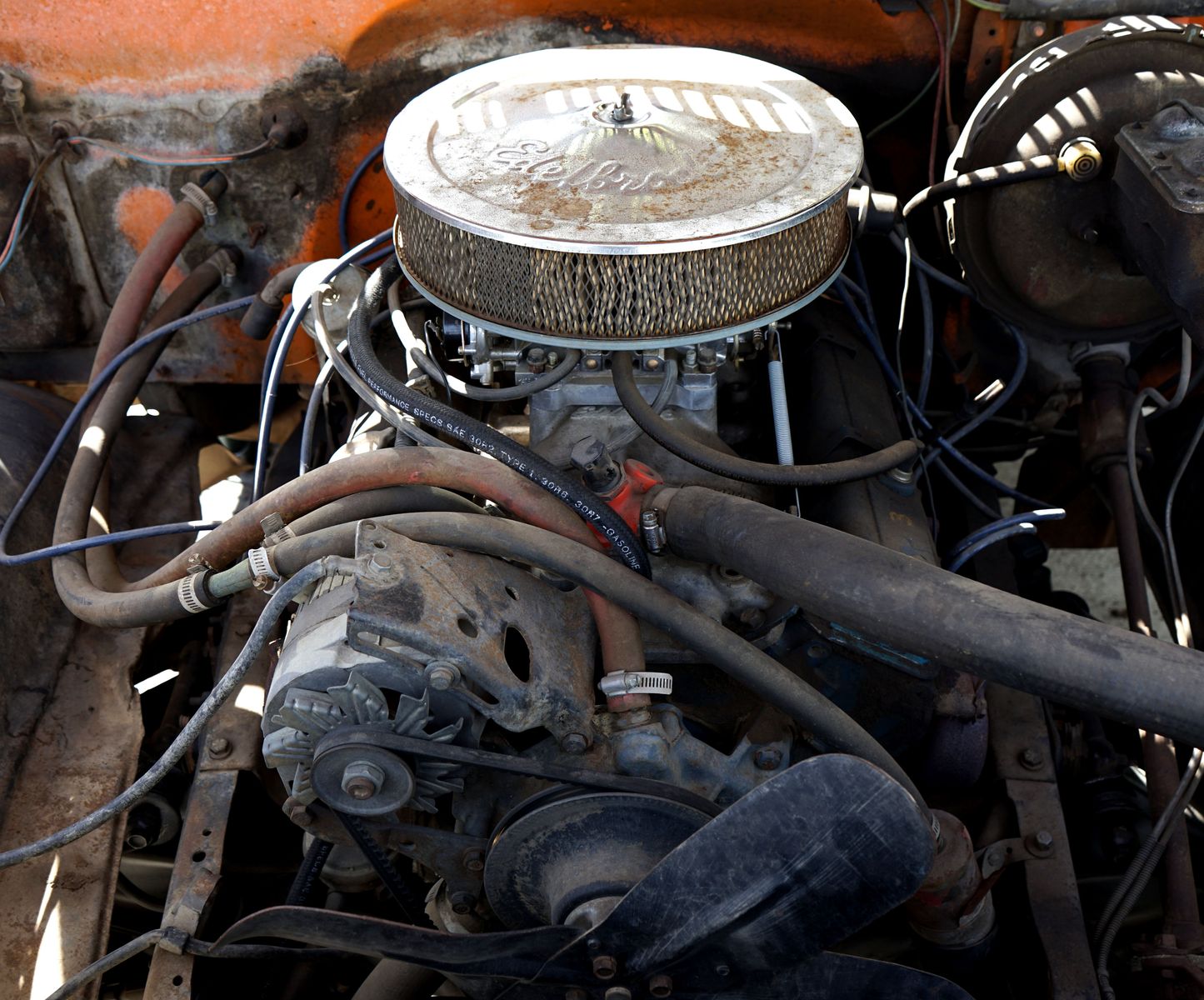 1978 Chevy 350 Engine Motor 76k Miles SBC 5.7 + Muncie SM465 4-Speed Transmission