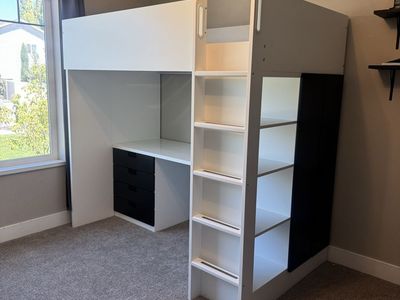 IKEA SMÅSTAD twin Loft Bed with Desk & Storage