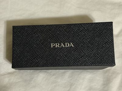 Prada Men’s Aviators 3ZOU5SM Metal Gold Frame Black Lenses