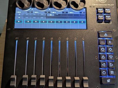 TeamSound Pilot - OSC, MIDI, Eos, QLab Controller with motorized faders (SKB Case +$75)