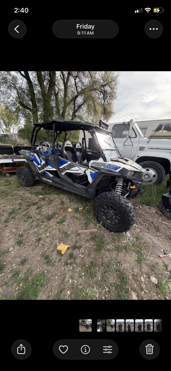 2017 Polaris RZR XP 4 1000 EPS side-by-side vehicle