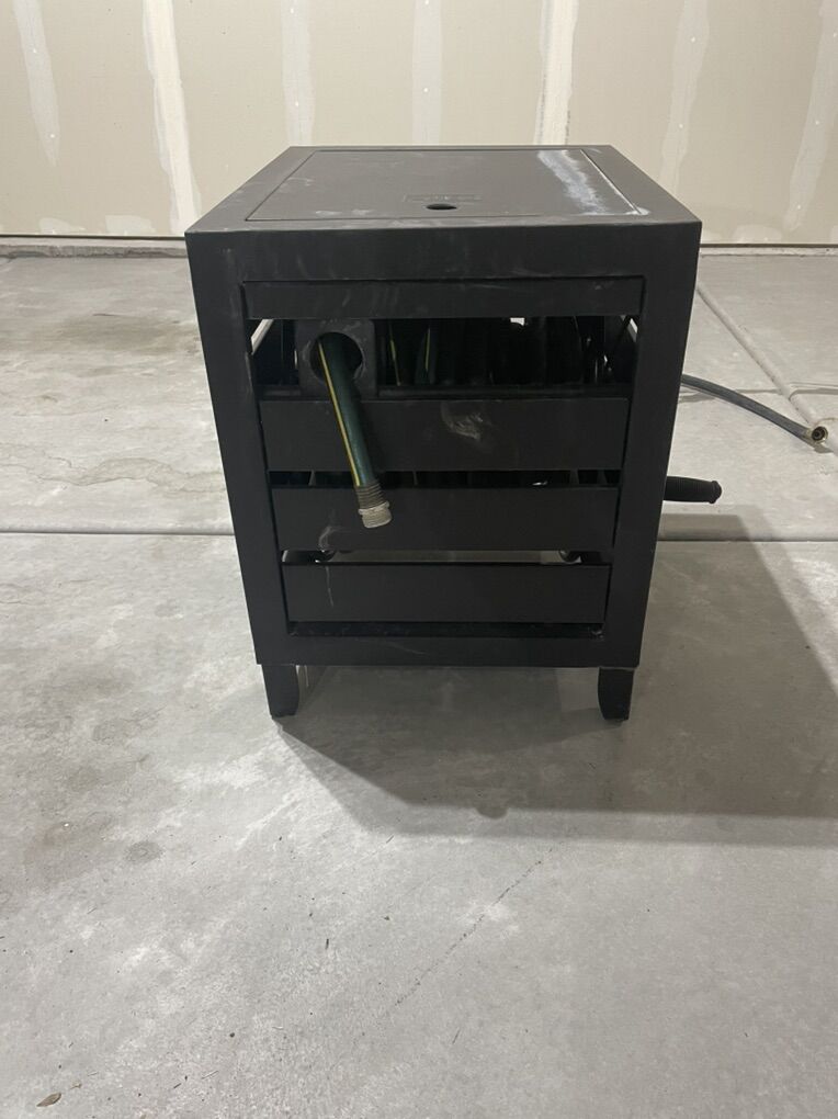 Metal Garden Hose Reel W/ 50-ft Hose