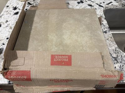 Project Source Devanna Beige 13x13” Floor Tiles - 10 Pieces