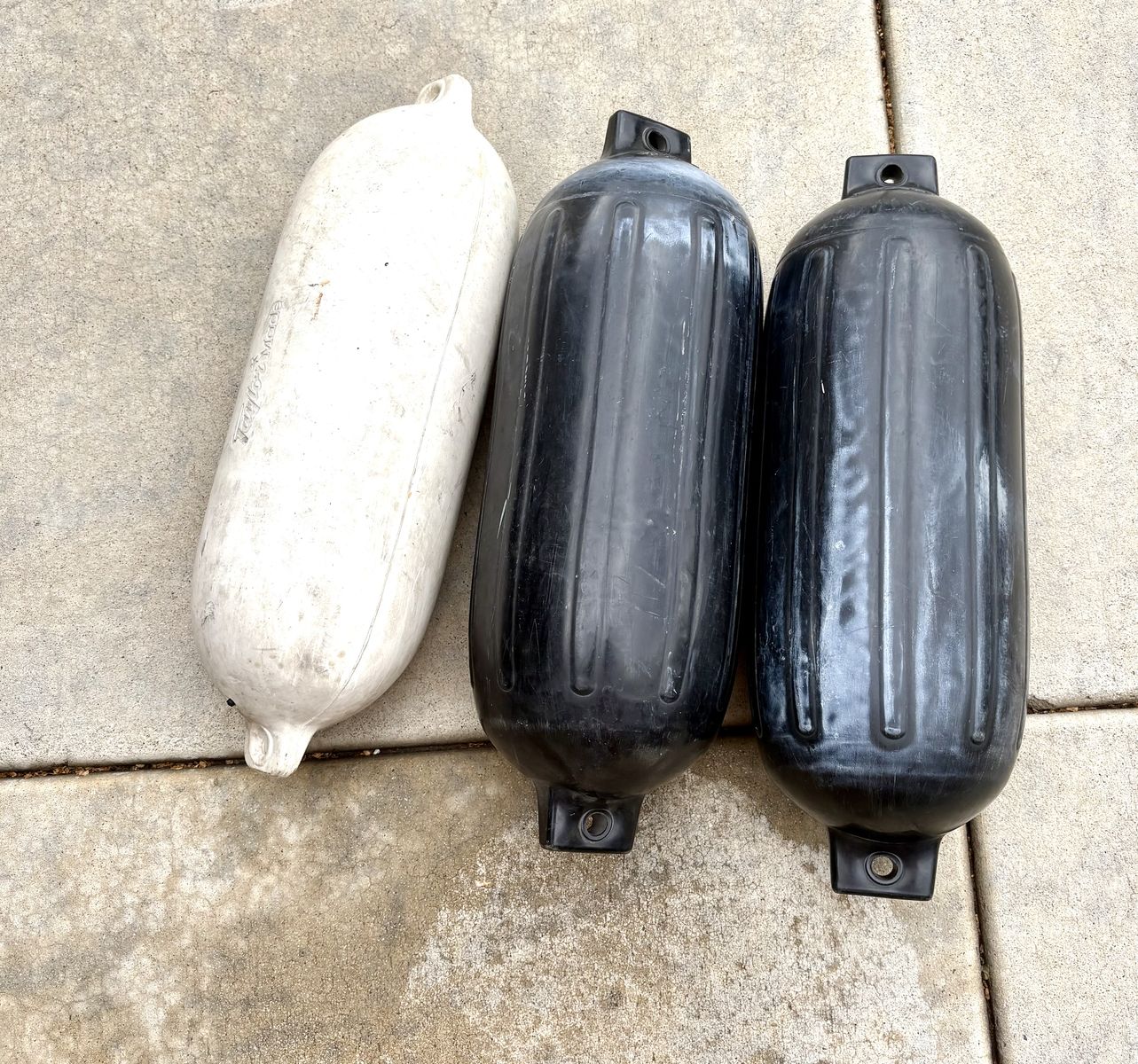 3 Large Inflatable Boat Fenders