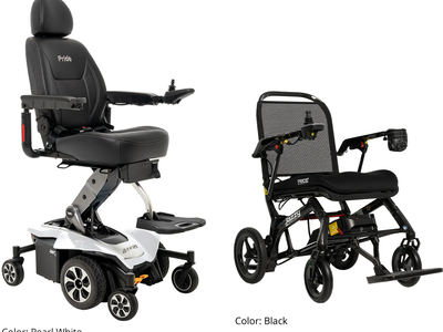 Pride Jazzy Air 2 Elevating Wheelchair and Pride Jazzy Ultra Light