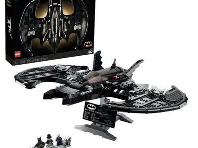 LEGO DC Batman 1989 Batwing Set 76161 - 2363 Pieces, Wall Mountable, Adult Collector