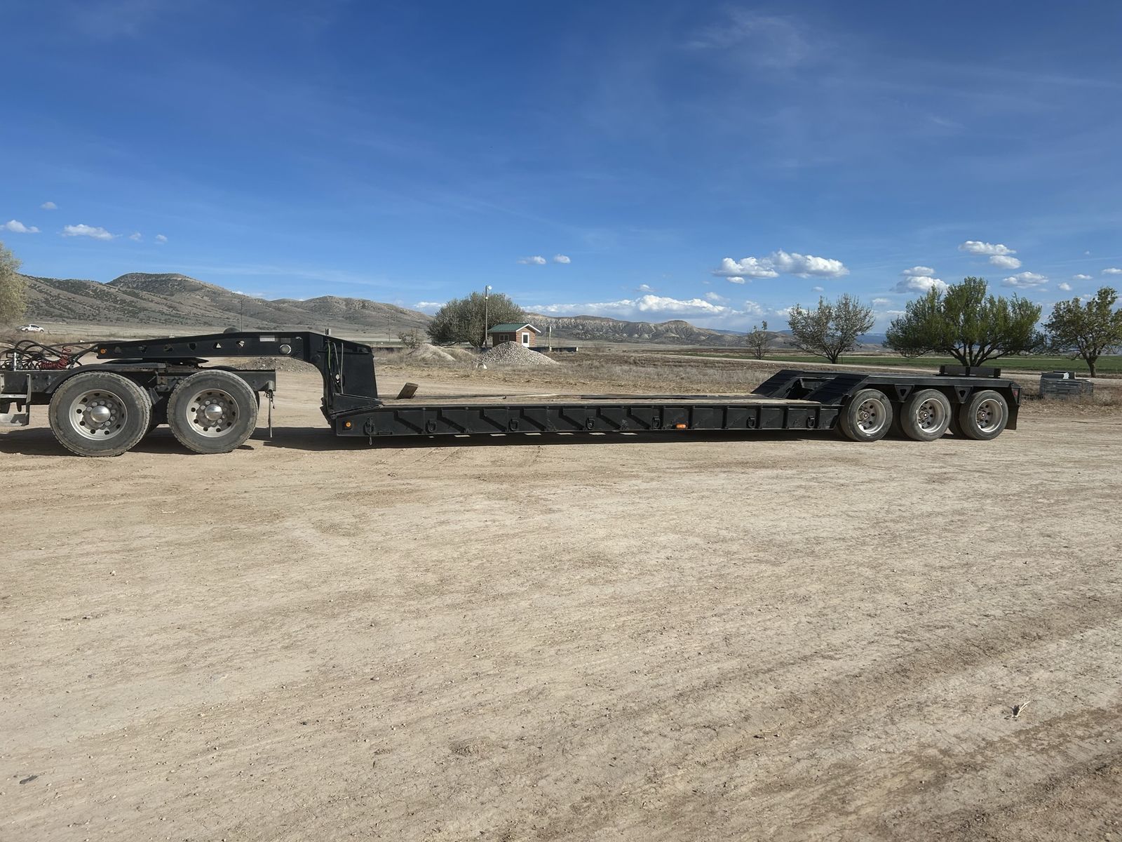 1996 Trail King RGN Lowboy Trailer