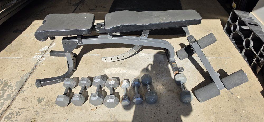 weights and bench