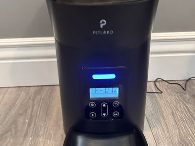 PETLIBRO Automatic Pet Feeder - Programmable Portion Control, Voice Recorder - Black