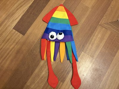 Like New Rainbow Squid Hat