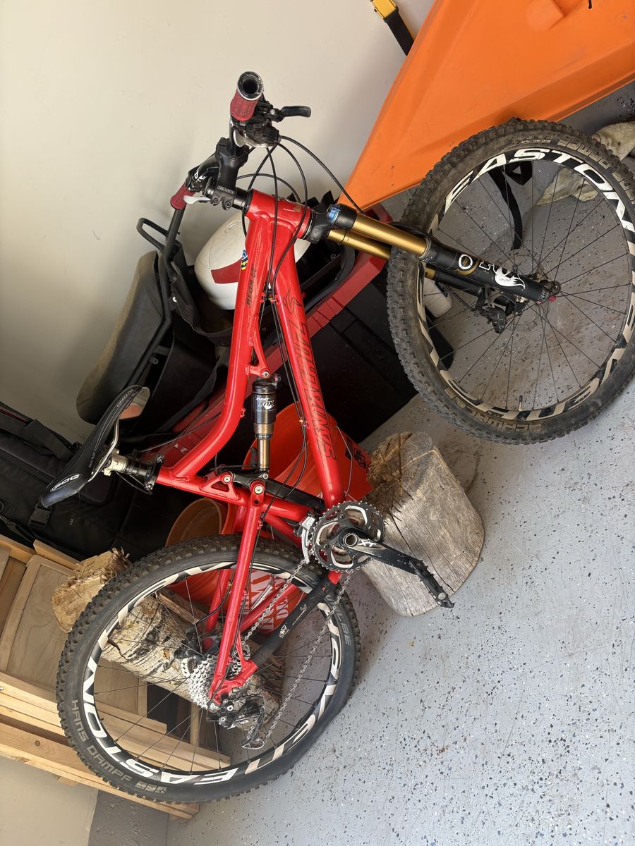 Santa Cruz Full Suspension Mountain Bike - Red