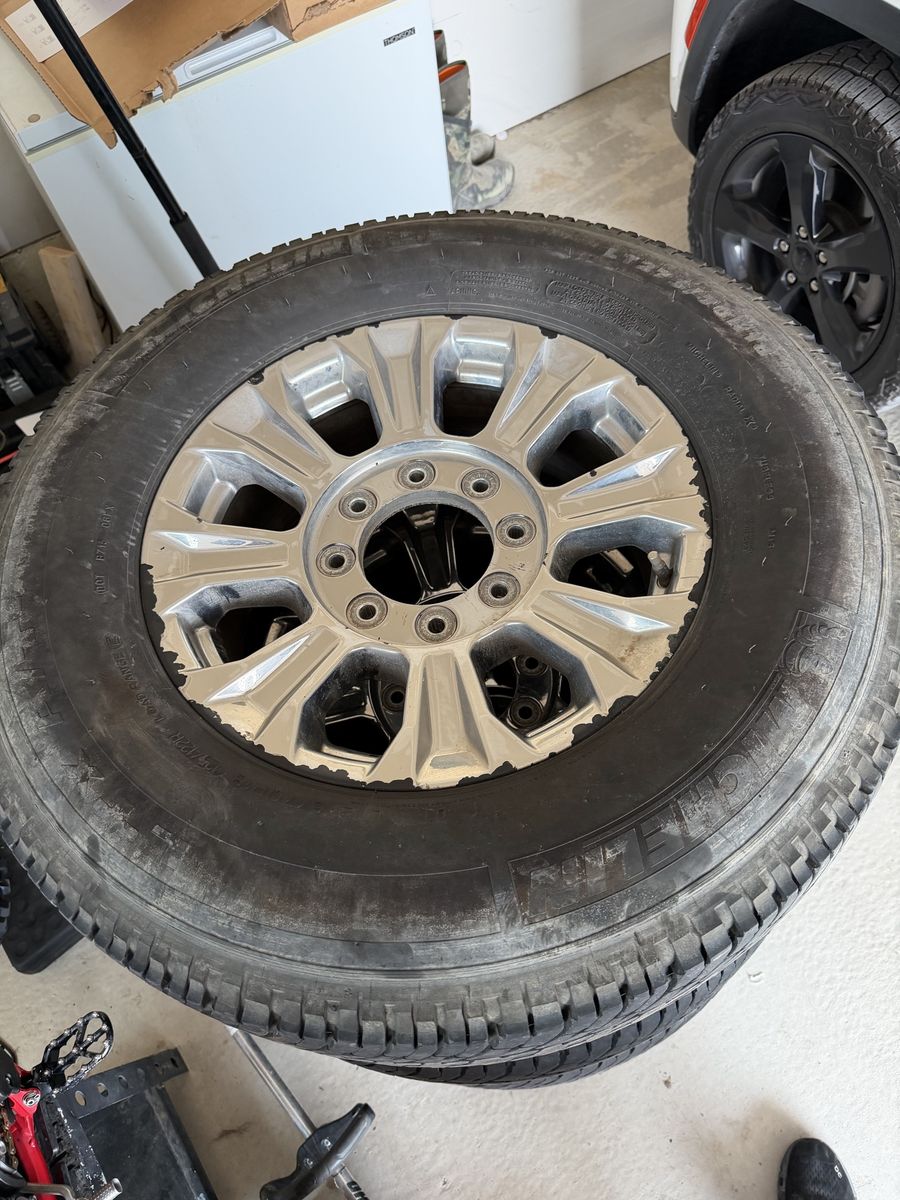 2017 OEM Ford 8x170 Wheels and Michelin Tires Set (10/32 Tread)