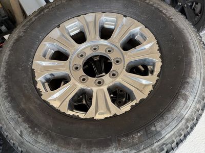 2017 OEM Ford 8x170 Wheels and Michelin Tires Set (10/32 Tread)