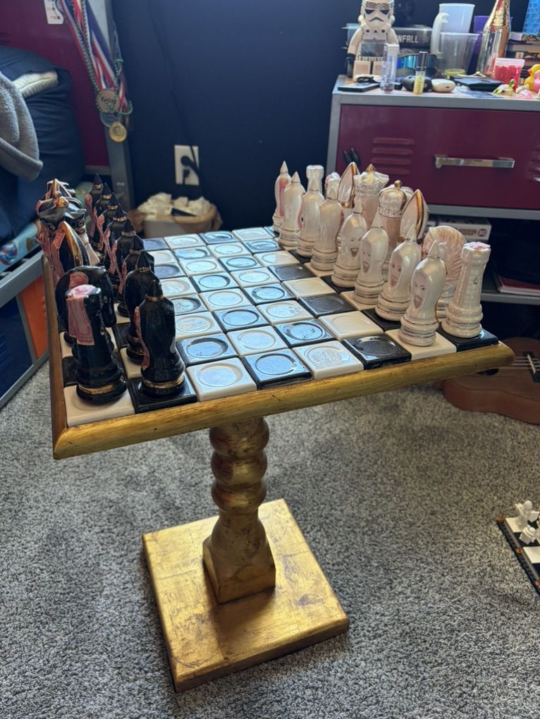 Chess Stand and Set