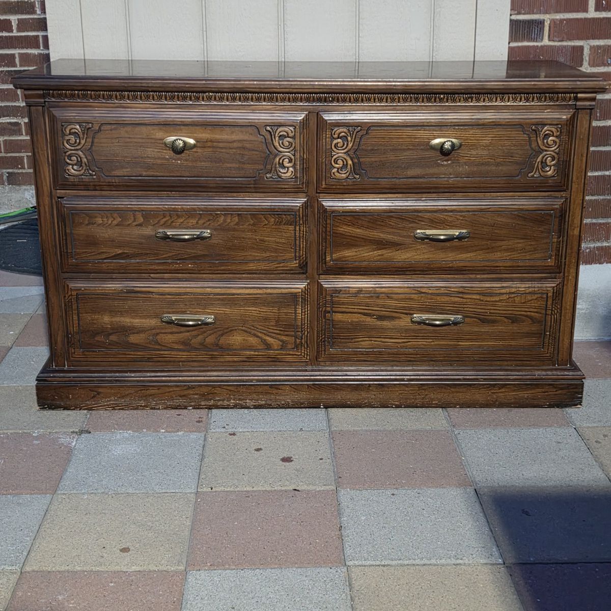 6 Drawer Solid Wood Dresser