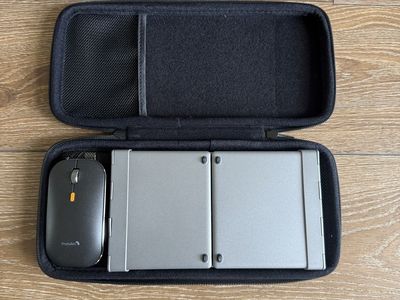 ProtoArc Foldable Bluetooth Keyboard & Mouse Combo with Case - Compact & Portable