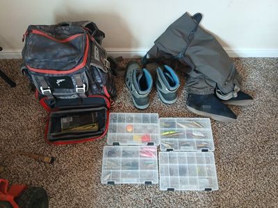 Fishing poles and gear for sale