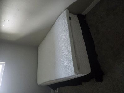 full bed, pillow topper, box spring