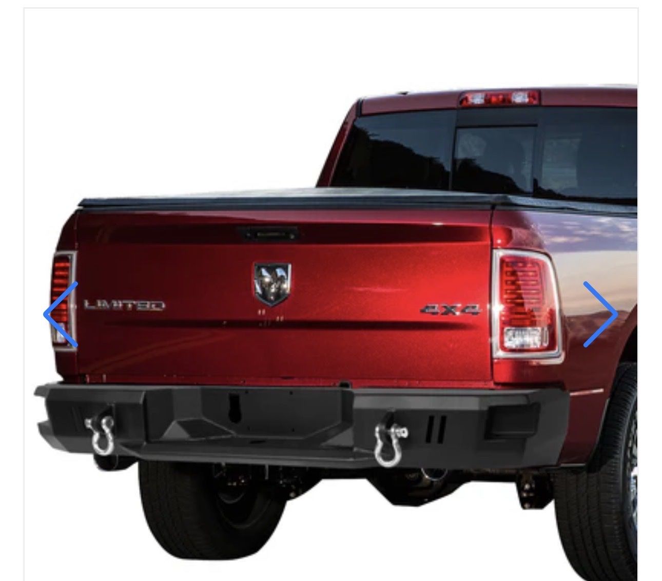 Dodge Ram Heavy Duty Steel Rear Bumper