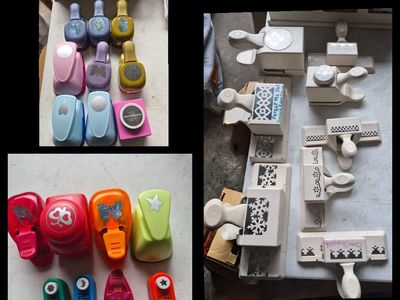 Assorted Craft Paper Punches Lot Martha Stewart McGill Shapes Edges