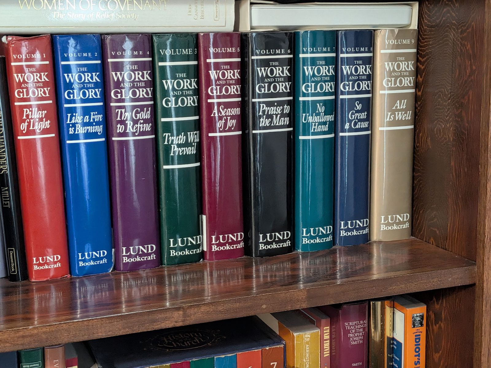 The Work and the Glory Series by Gerald N. Lund - Volumes 1-9 (Bookcraft)