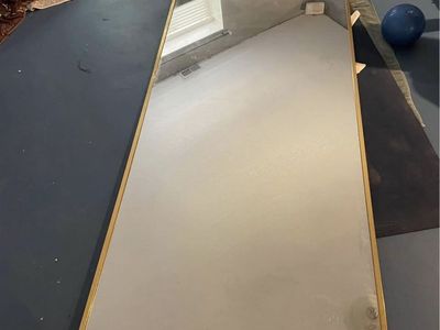 Large Gold Framed Full Length Wall Mirror