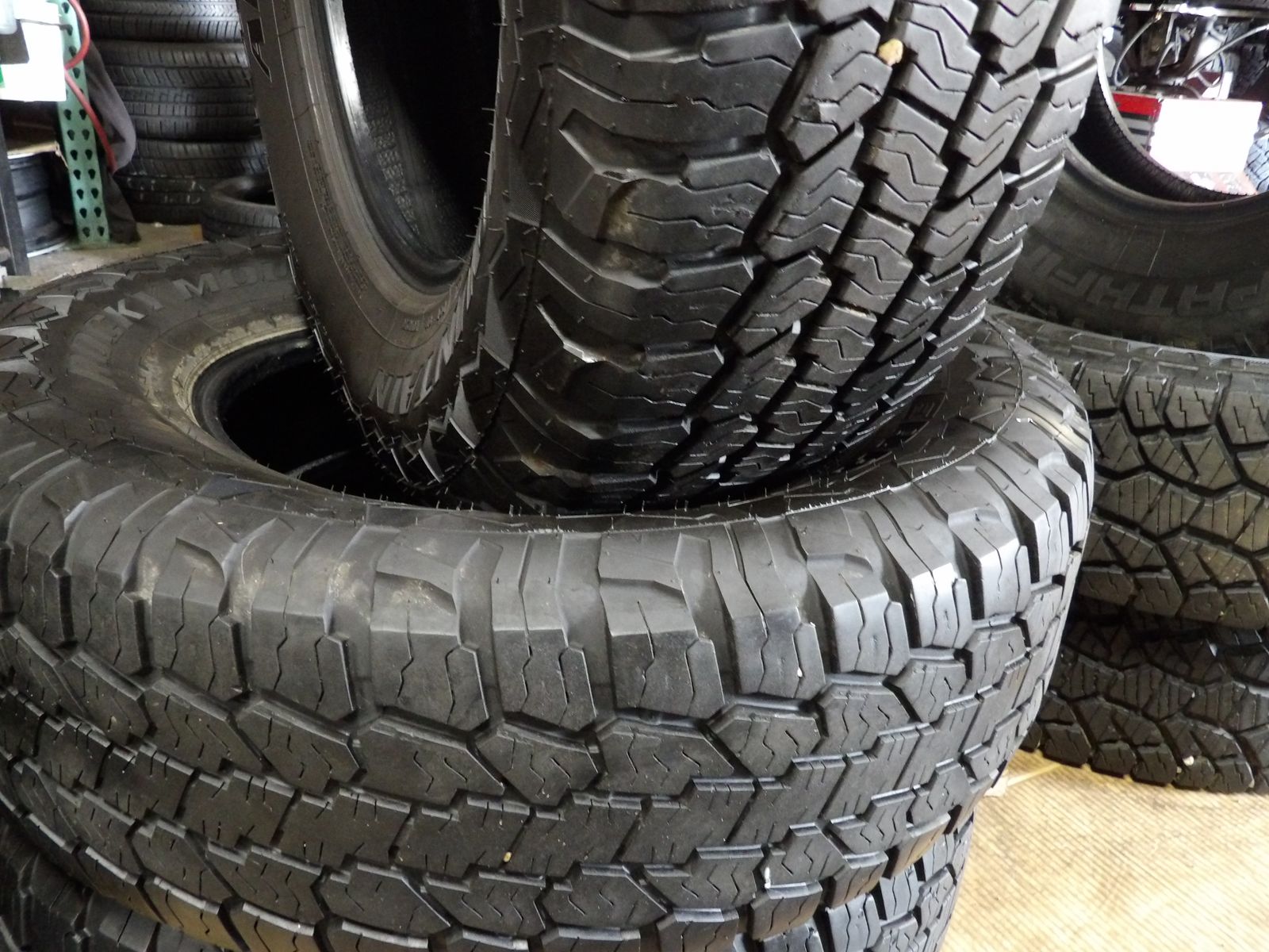 265/70R17 ROCKY MOUTAIN A/T PAIR OF TWO USED TIRES 