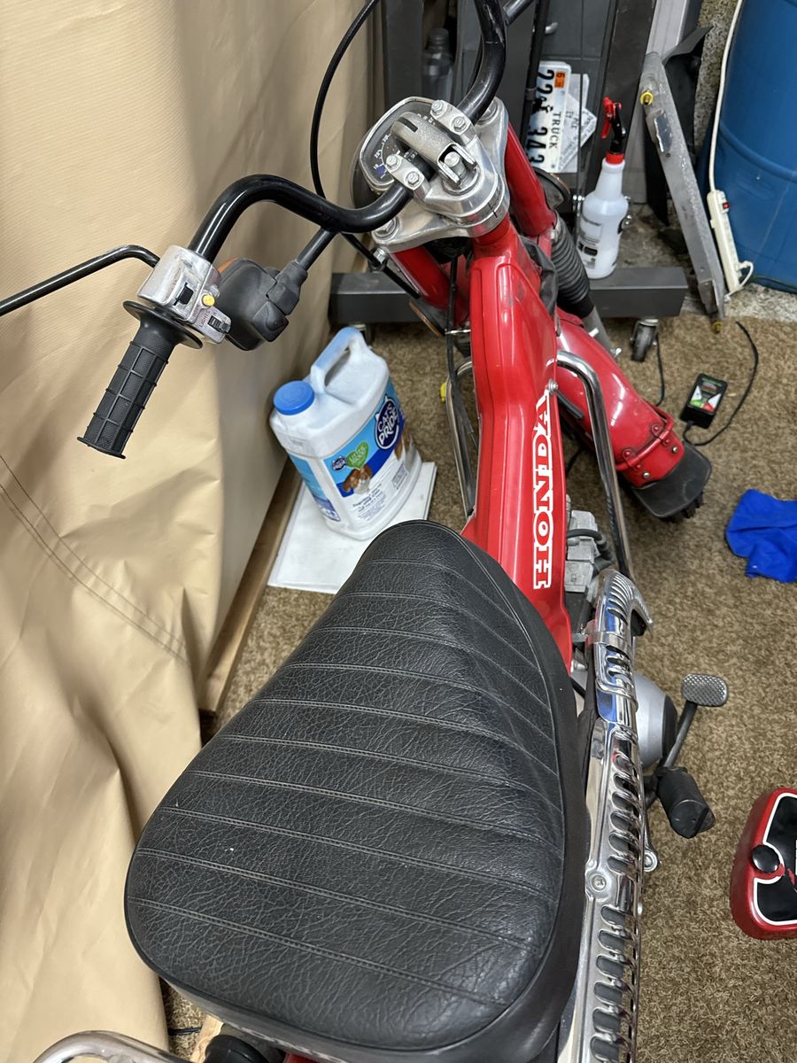 1986 Honda CT110 Trail 110 Moped Vintage Motorcycle Red (JH2 JD01076500)