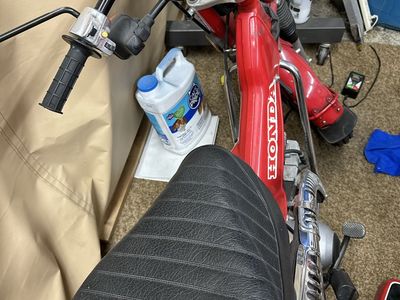 1986 Honda CT110 Trail 110 Moped Vintage Motorcycle Red (JH2 JD01076500)